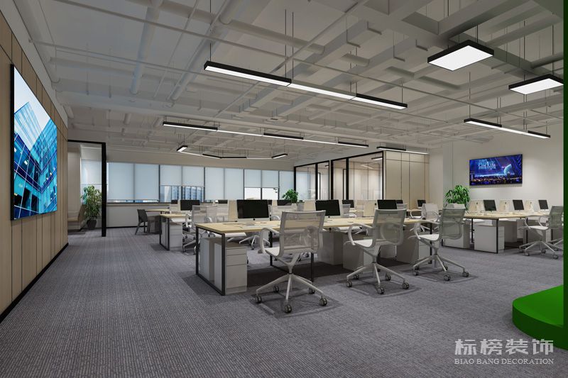 福田圣凱爾辦公室裝修-標榜裝飾9